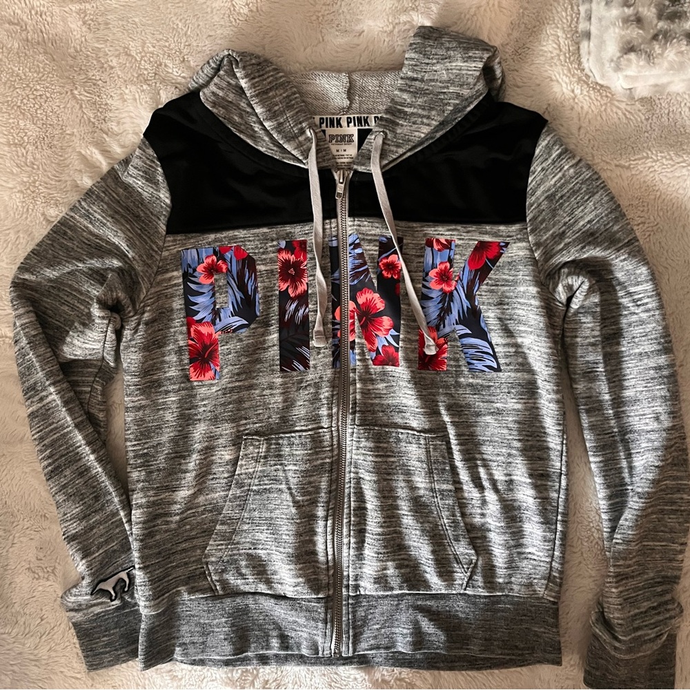 PINK girls M zip up